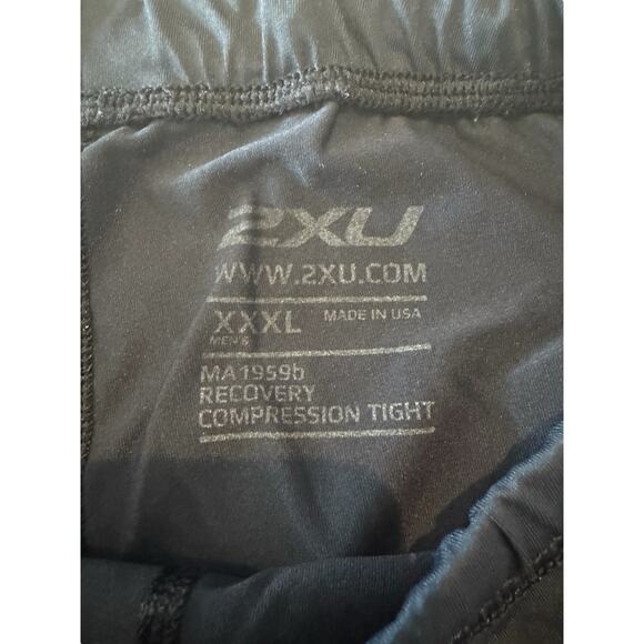 2XU Men’s XXL Black Recovery Compression Tights MA1959b - Picture 3 of 7